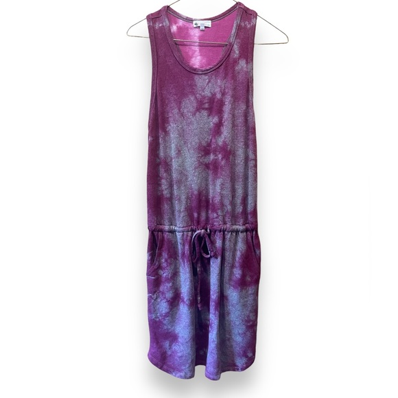 Like New! Sundry Tie Dye Tank Dress w/ pockets Size 1/S - Picture 3 of 6